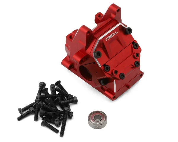 Kraton 6S EXB Aluminum HD Gearbox (Red)