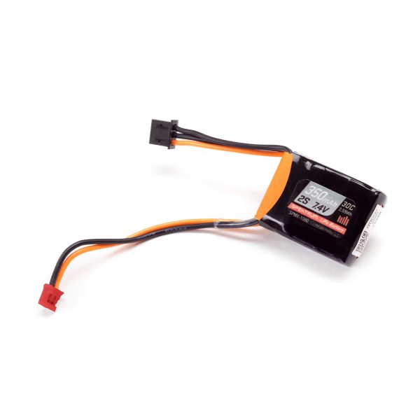 7.4V 350mAh 2S 30C LiPo Battery: PH2.0 (Micro-B)