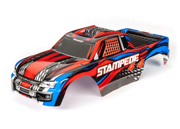 6729R Stampede 4x4 Body, Printed (Red)