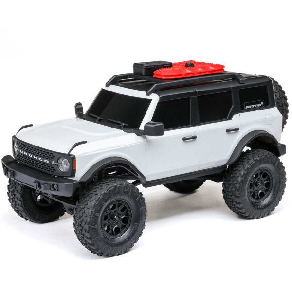 SCX24 Ford Bronco (White) 4X4 RTR Brushed Rock Crawler