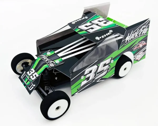HFB20112 HackFab Losi Micro-B Sail Panel EDM Oval Body (Clear) (.020")