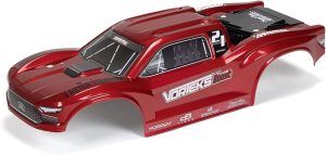 402347 VORTEKS 4X2 Painted Decaled Trimmed Body Red