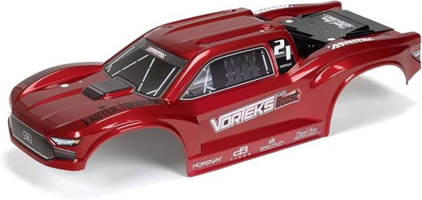 402347 VORTEKS 4X2 Painted Decaled Trimmed Body Red