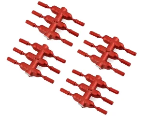 Drift Element Scale Lug Nuts (Red) (24) (Long)
