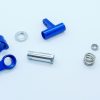 10147 Blue Aluminum Bell Crank Set - Image 4