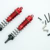 10043 Red Aluminum Big Bore Shocks (140mm) - Image 2