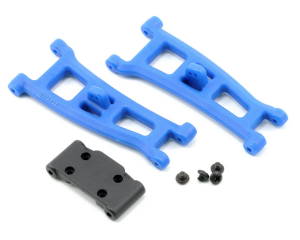 70765 Fr A-Arms/Bulkhead Blue GT2 (2)
