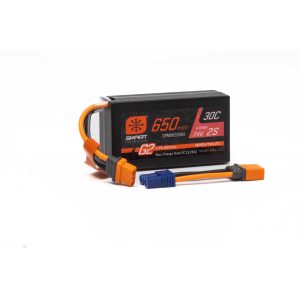 SPMX6502SH2 650mAh 2S 7.4V 30C Mini LiPo; IC2