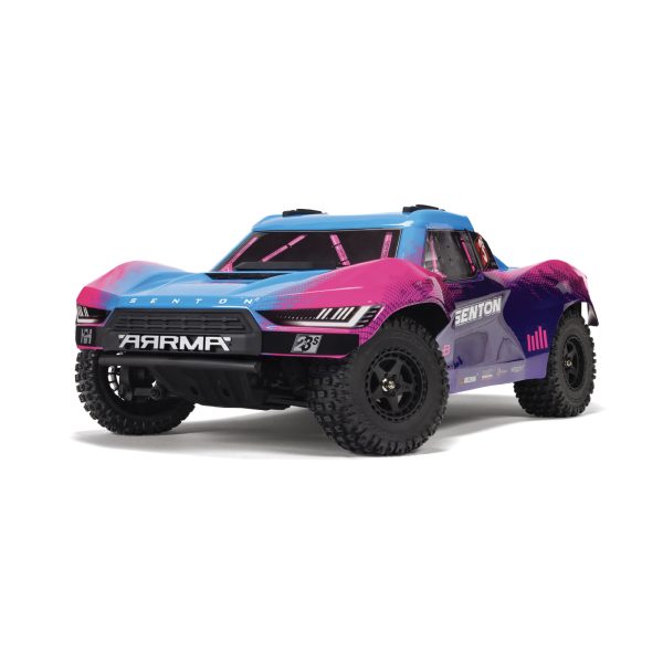 SENTON Blue & Pink 223S BLX Brushless 4X4 Short Course Truck RTR with DSC