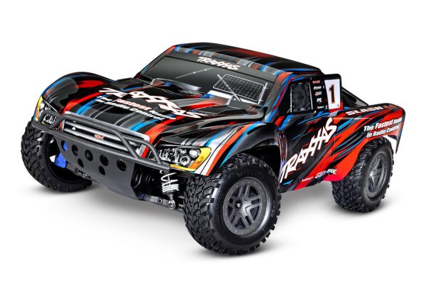 68154-4 RED Slash 4X4 BL-2s: 1/10 Scale 4WD Short Course Truck