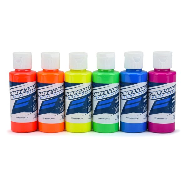 RC Body Paint Fluorescent Color (6 Pack)