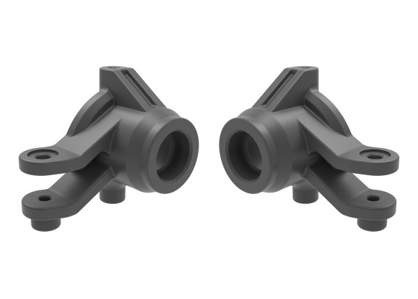 10736-GRAY  Steering blocks, left & right (black)