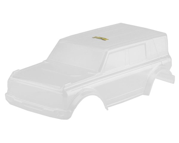 JCO0437 2021 Ford Bronco 4 Door Rock Crawler Pre-Trimmed Body (Clear) (12.3")