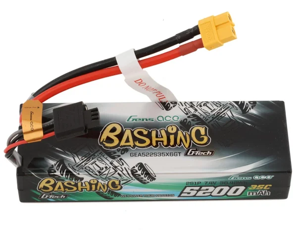 2S G-Tech Smart "Bashing" LiPo Battery 35C (7.4V/5200mAh) w/XT60