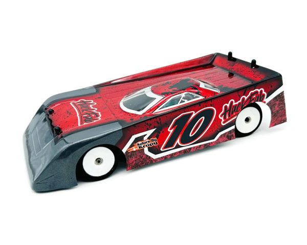 HFB20201 HackFab Losi Micro-B 1/18 Outlaw Wedge Late Model Body (Clear) (146.05mm WB) (Oval/Omni Conversions)
