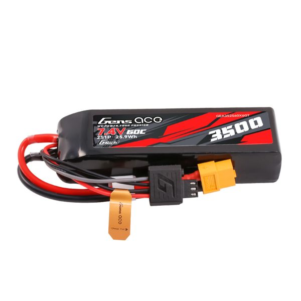 G-Tech 3500mAh 2S 7.4V 60C Lipo XT60 Plug Gens ace