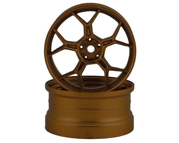 Feathery Split Spoke Drift Rim (Bronze) (2) (6mm Offset)