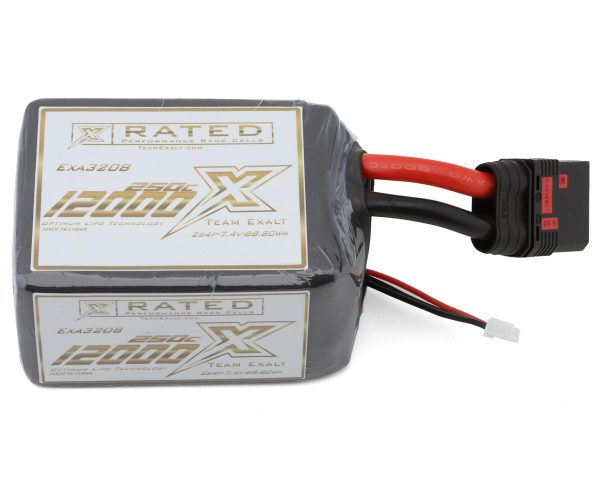 EXA3208 Team Exalt "X-Rated" Drag Race 2S 250C LiPo Battery (7.4V/12,000mAh) w/QS8 Connector