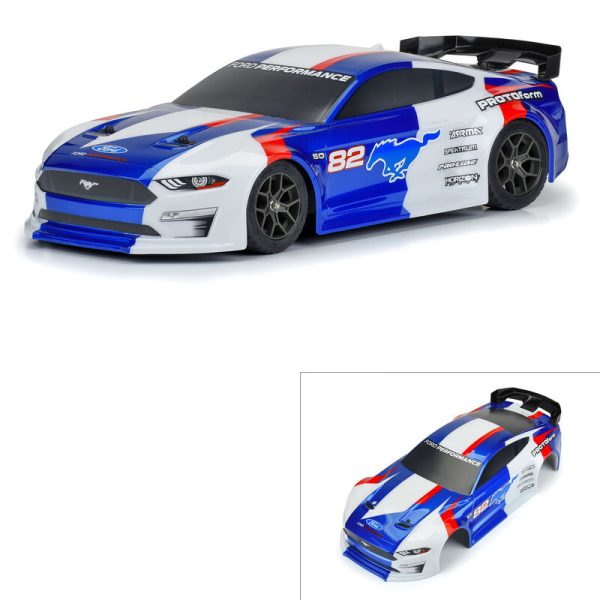 1582-13 1/8 Ford Mustang Painted Body (Blue): Vendetta