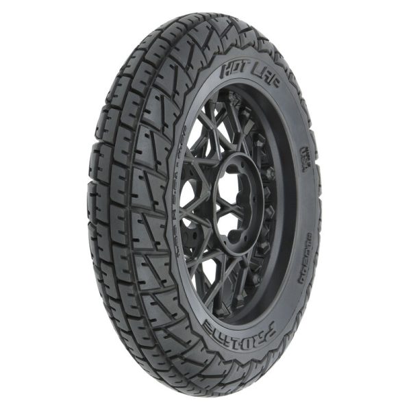 1/4 Hot Lap MX S3 Front Tire MTD Black Supermoto Wheel: Promoto-MX/SM