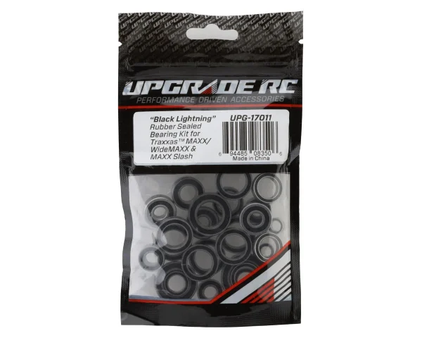 "Black Lightning" Rubber Sealed Bearing Kit for Traxxas® Maxx®/WideMaxx®/Maxx Slash®