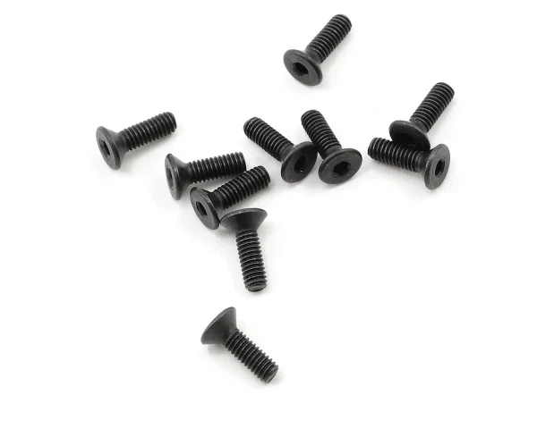 2.5x8mm "High Strength" Flat Head Screws (10)