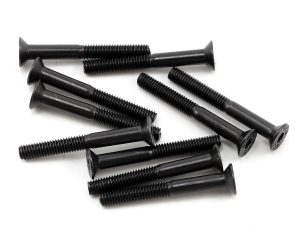 3x25mm "High Strength" Flat Head Screws (10)