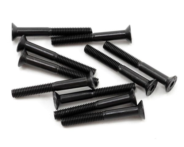 3x25mm "High Strength" Flat Head Screws (10)