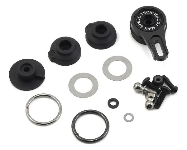 MST Alum. 8-adjusting servo saver (black)
