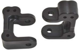 73442 ECX HD Caster Blocks- Blk; Bst Cir Ruc Tor 2wd